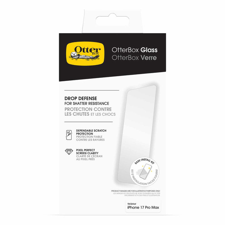 OtterBox | Glass Screen Protector in Bulk Packaging iPhone 17 Pro Max/ 16 Pro Max | 77-98688