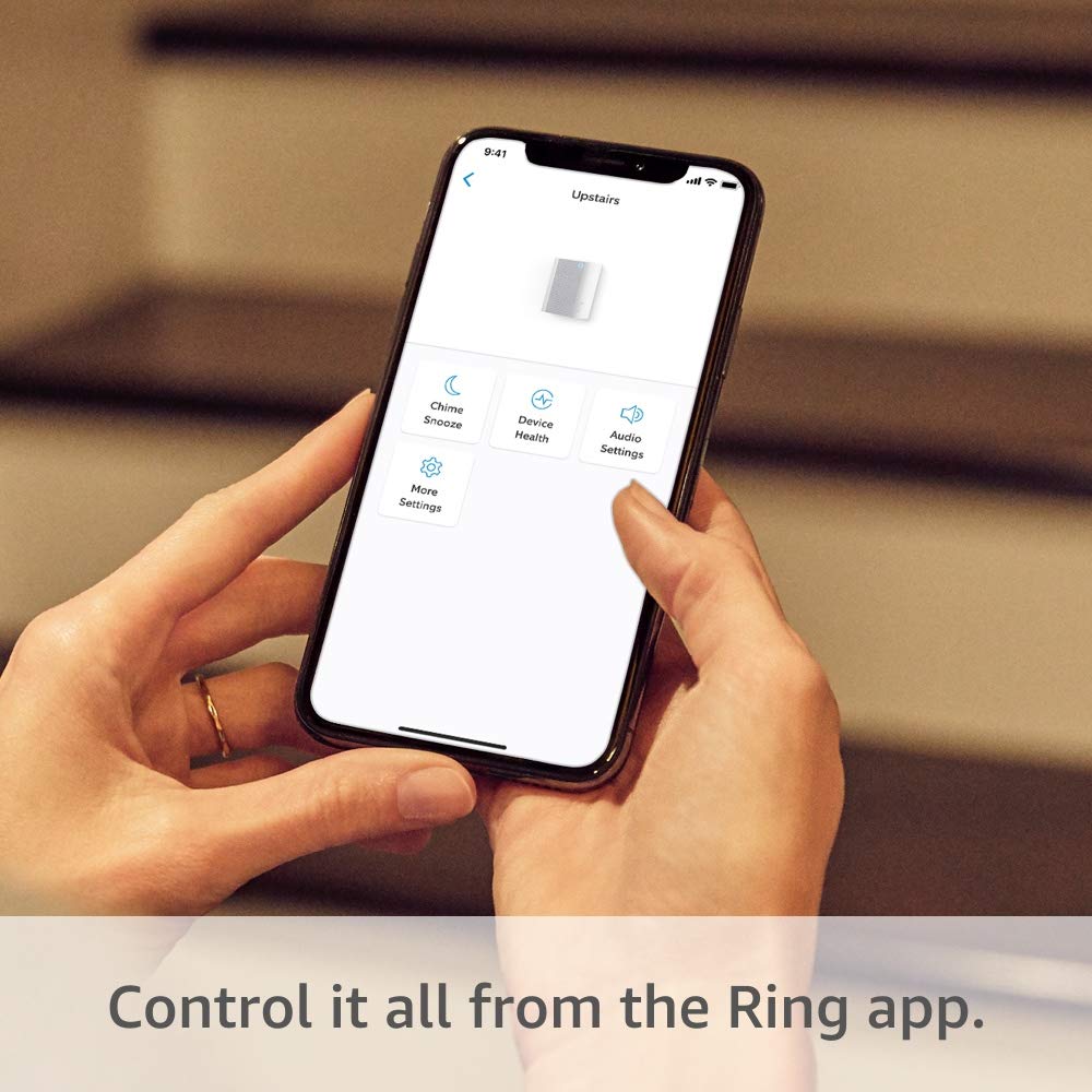 Ring | 2nd Gen WiFi Connected Chime for Video Doorbells and Cameras | B09L4BKDBQ