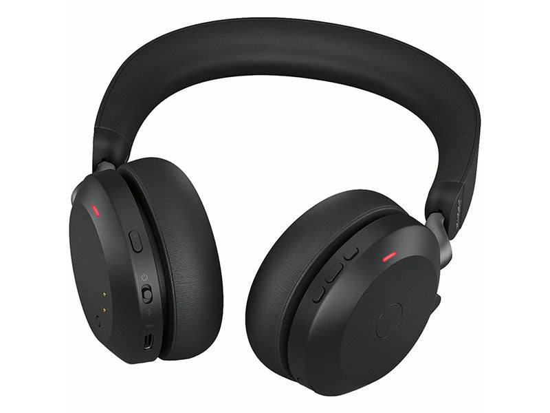 Jabra | Evolve2 75 UC Noise-Canceling Wireless Headset w/ Stand, USB-C | 27599-989-889