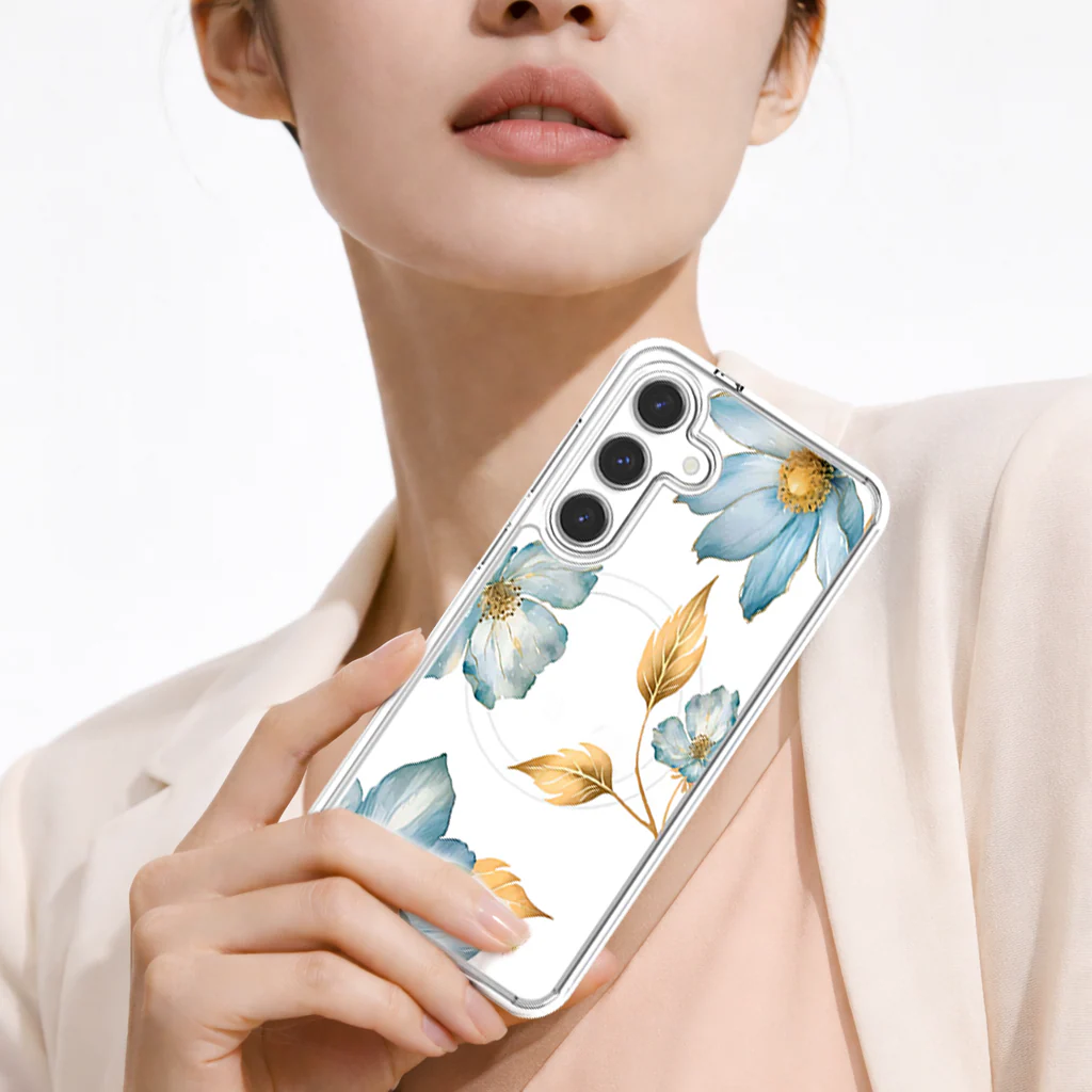 Caseco | Case for Samsung S26 - Blue Wildflower | ED24F3-BW
