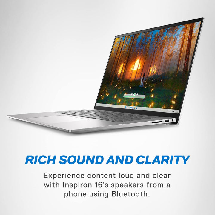 Dell | Laptop Inspiron 16" 1920x1200 i7-1360P 16GB DDR5 1TB 65W Wifi 6E BT 1YR Onsite Silver
