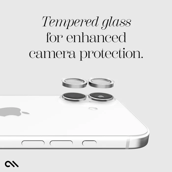 //// Case-Mate | Aluminum Ring Glass Lens Protector iPhone 16 Plus / 16 - Twinkle | 15-13285 TRANSITION TO CM057362
