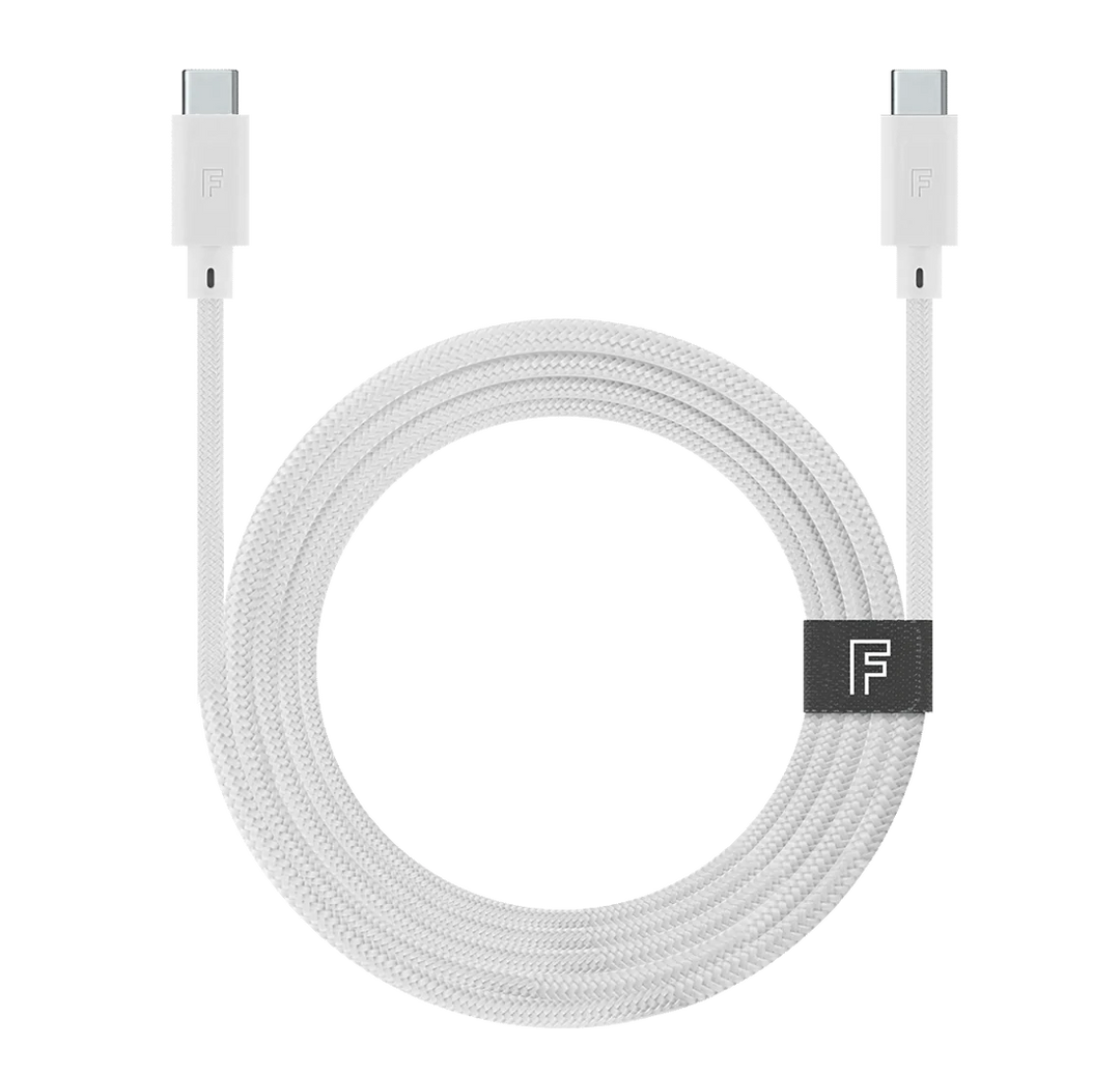 FURO | Cable USB-C to USB-C 10ft  - White | FT8345