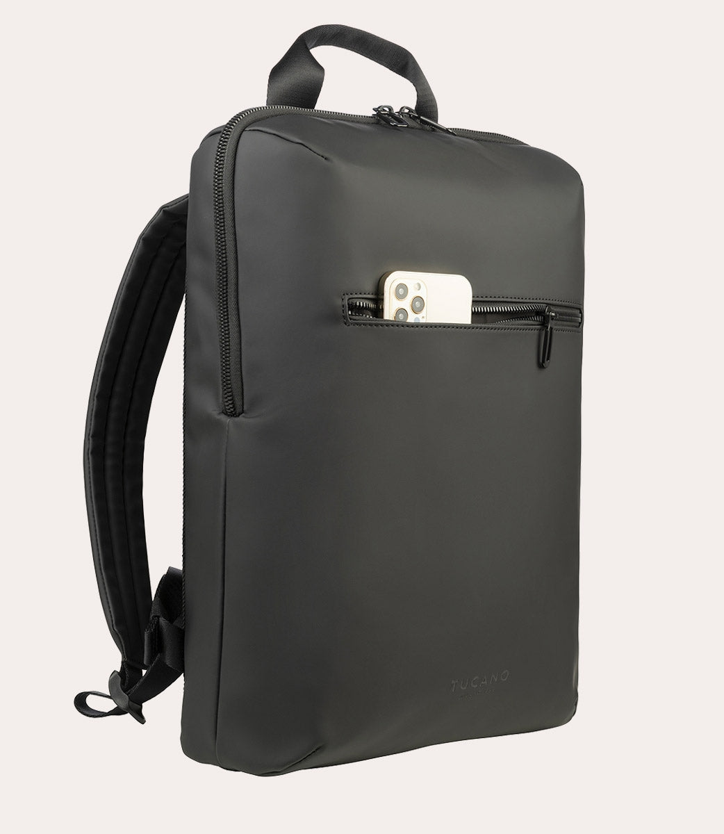 Tucano | Gommo Backpack for 15.6in laptops &16in MacBook Pro - Black | BKGOM15-BK