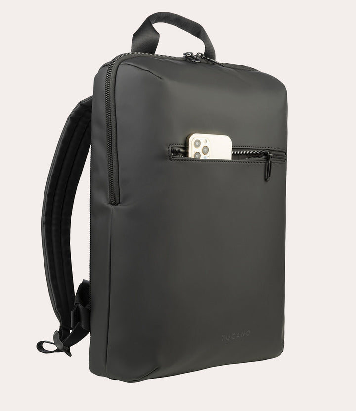 Tucano | Gommo Backpack for 15.6in laptops &16in MacBook Pro - Black | BKGOM15-BK