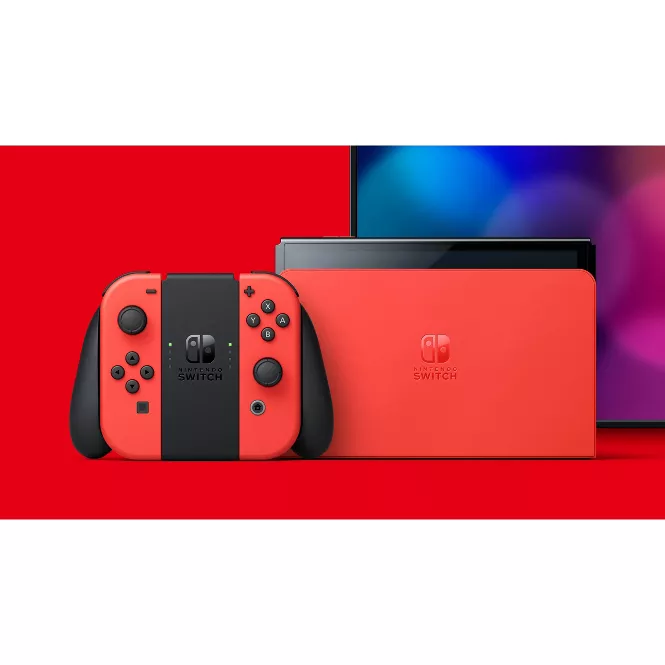 Nintendo | Switch (OLED Model) Console - Mario Red Edition | HEGSRAAAA