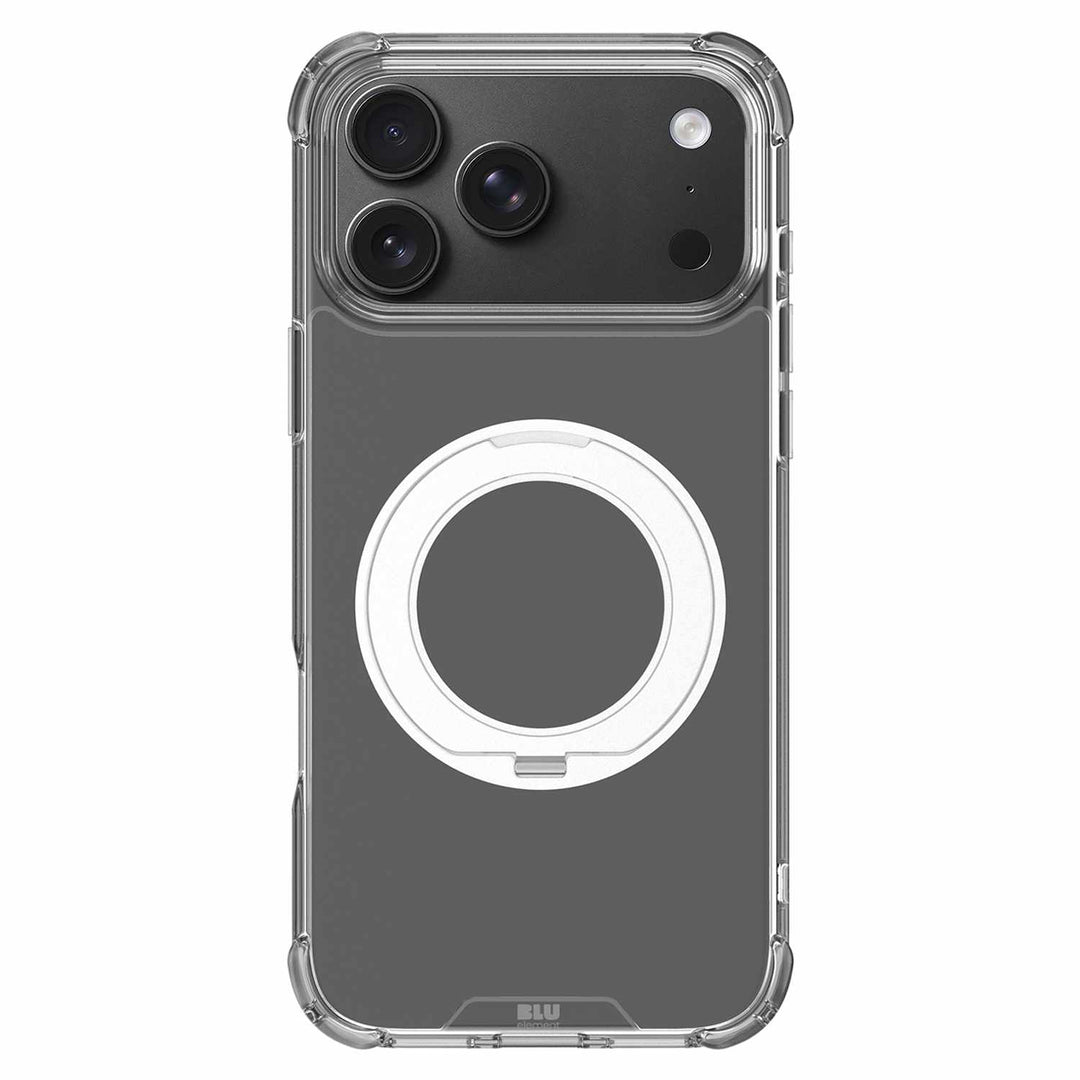 Blu Element | Dropzone Rugged MagSafe iPhone 18 Pro Max /17 Pro Max w/360 Degree Rotatable Kickstand Clear