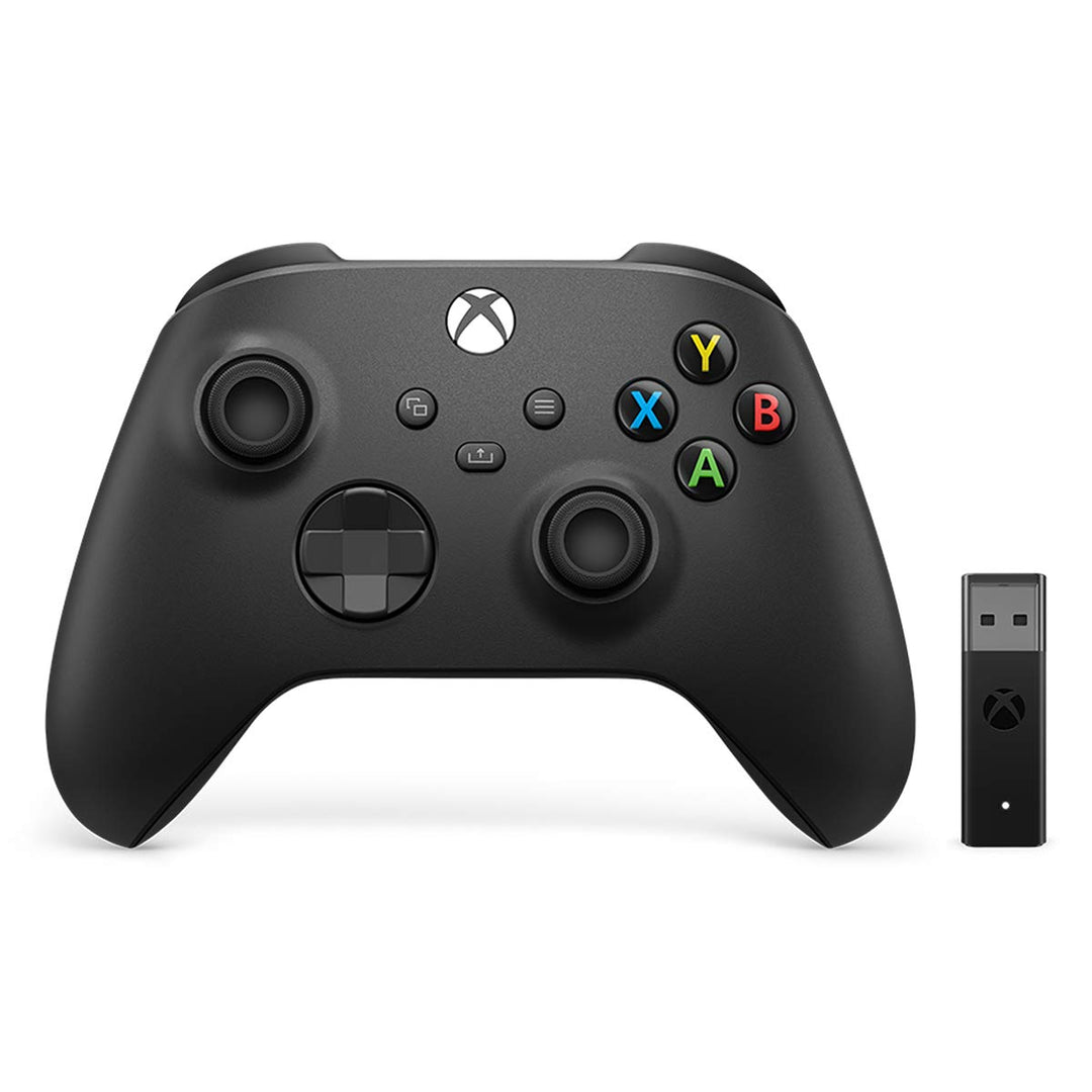 Microsoft | Xbox Wireless Controller + Wireless Adapter for Windows 10 | 1VA-00001