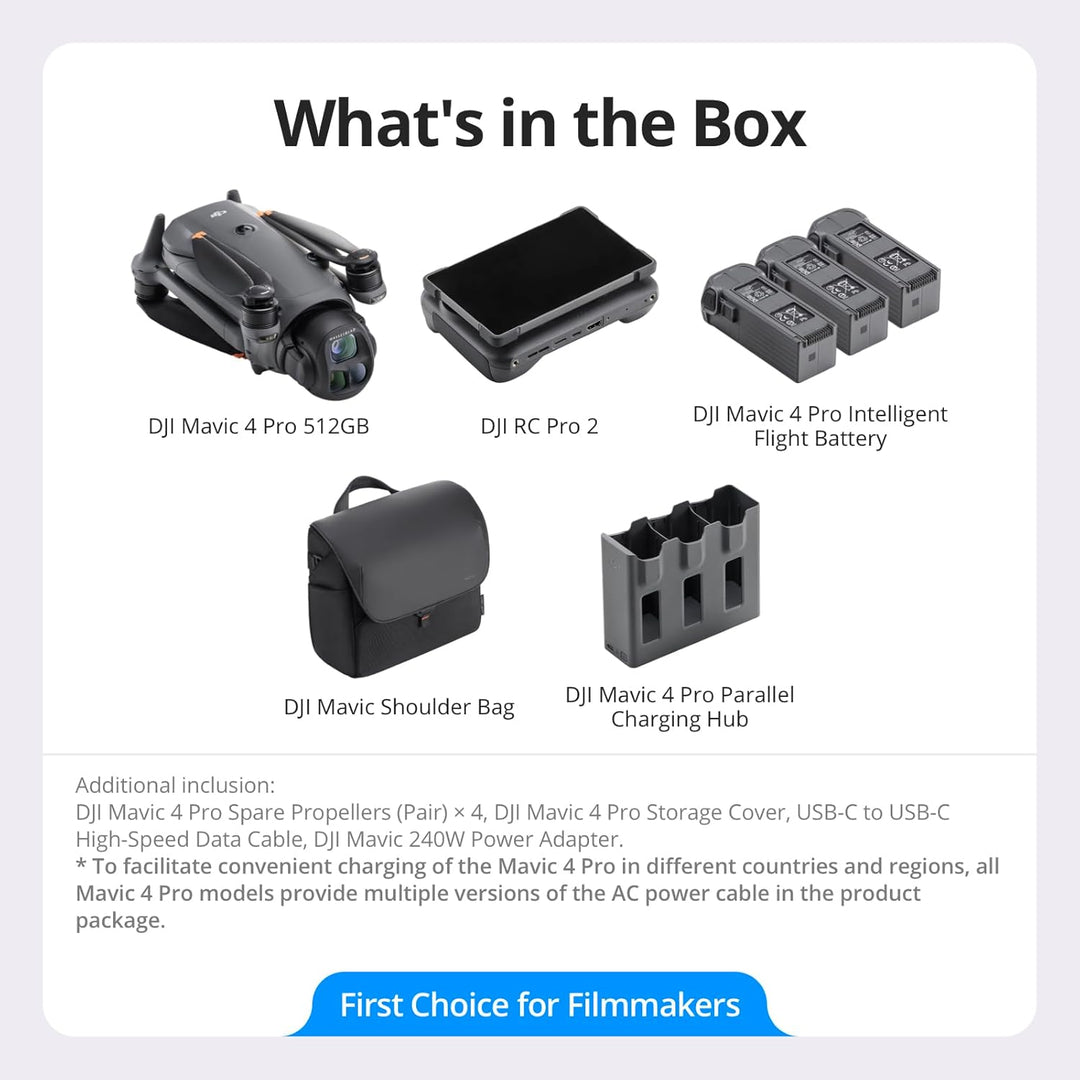 DJI | Mavic 4 Pro Creator Combo 512GB (DJI RC Pro 2) | CP.MA.00000847.02