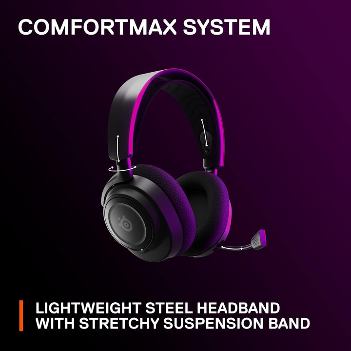 SteelSeries | Arctis Nova 7 Wireless Gaming Headset for PC, PS5, and PS4 - Black | 61553