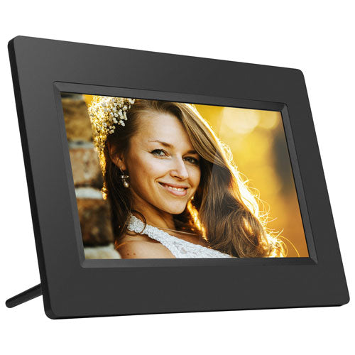 Aluratek | Digital Photo Frame 7" Wi-Fi - Black | AWDMPF107F