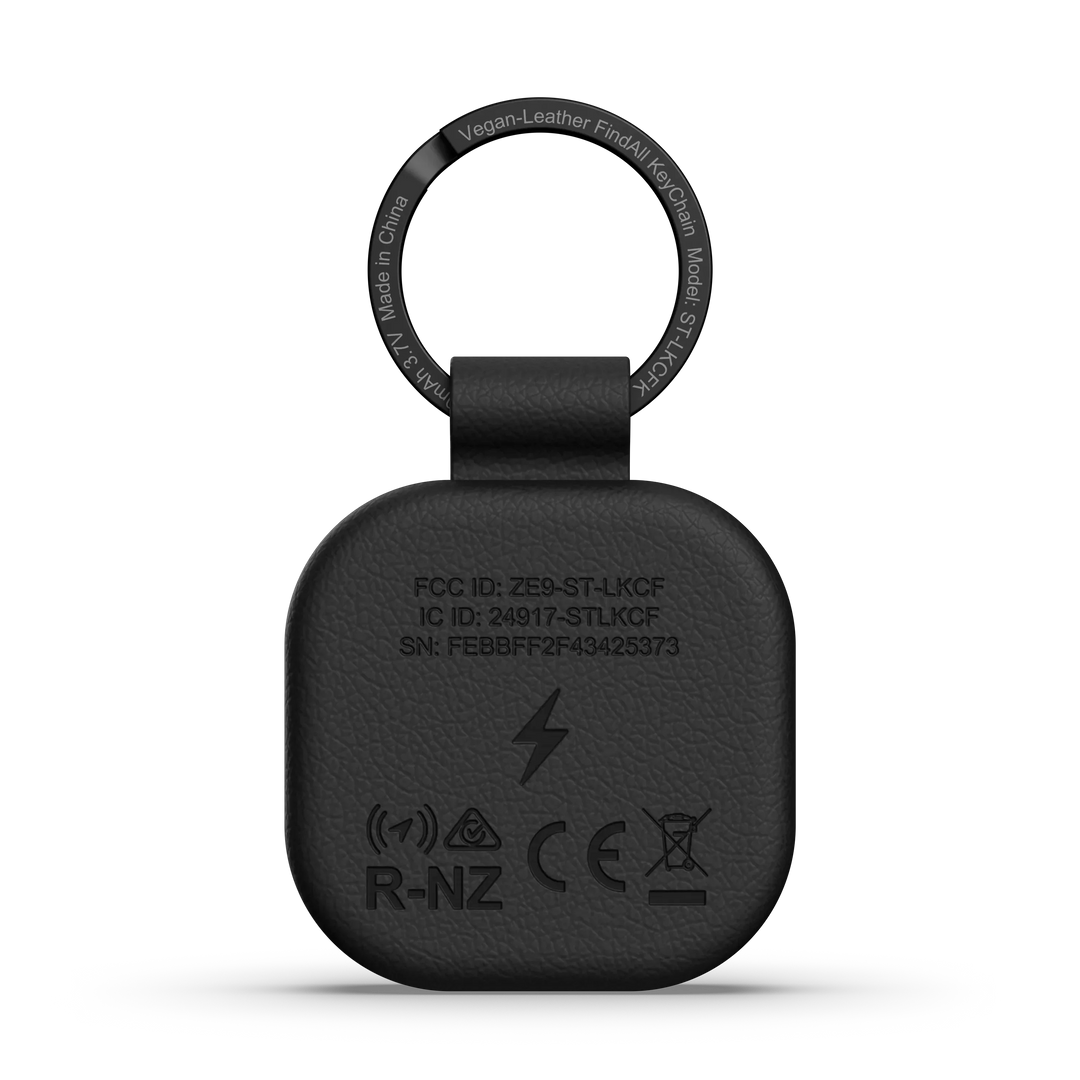 Satechi | Vegan-Leather Find All Keychain - Black | ST-LKCFK