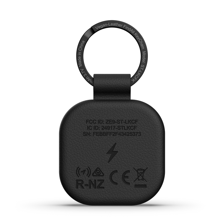 Satechi | Vegan-Leather Find All Keychain - Black | ST-LKCFK