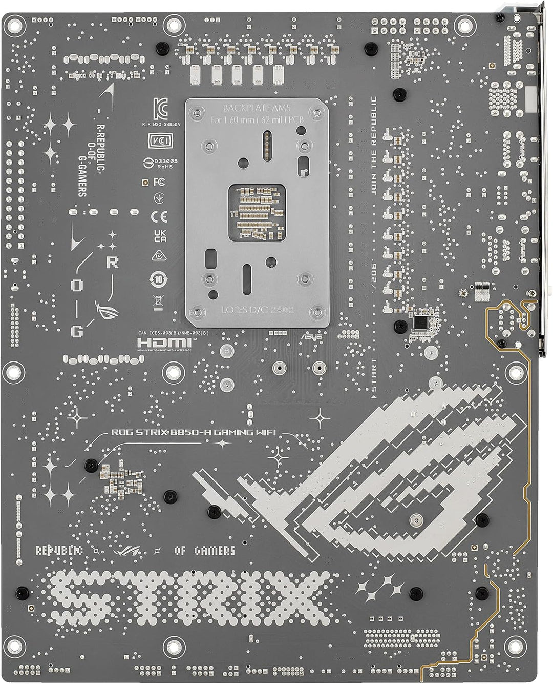 ASUS | Motherboard ROG STRIX B850-A GAMING WIFI B850 AM5 192GB DDR5 ATX ASUS Motherboard ROG STRIX B850-A GAMING WIFI B850 AM5 192GB DDR5 ATX ROG STRIX B850-A GAM WIFI