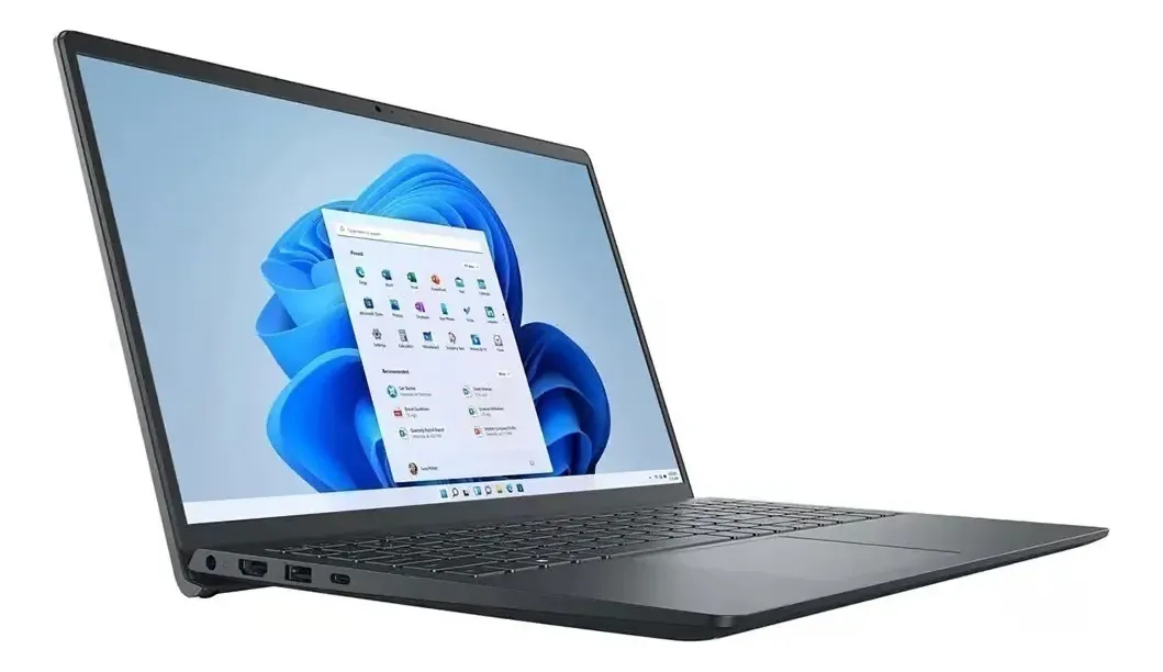 Dell | 15 Laptop 15.6" FHD 120Hz Intel 3-100U 8GB 512GB W11 Home Carbon Black 1YR Onsite