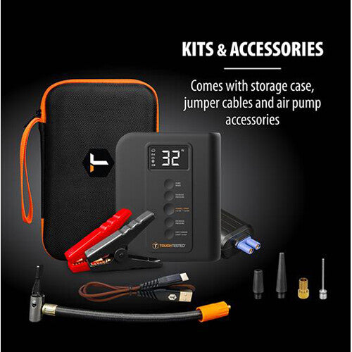 ToughTested | Phoenix Vehicle Jump Starter w/ Tire Inflator & Power Bank | TTJSPHX
