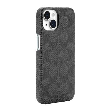 Coach | Slim Wrap Signature C Case iPhone 17e/16e/15/14/13 - Charcoal | 15-12444