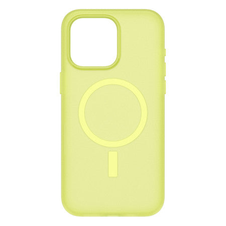 Otterbox | iPhone 15 Pro Max Otterbox Symmetry w/ MagSafe Soft Touch Series Case - Yellow (Lemon Pucker) | 120-7166