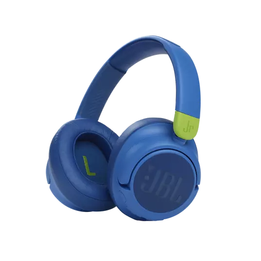 JBL | Junior 460NC Over-Ear Noise Cancelling Bluetooth Kids Headphones | JBLJR460NCBLUAM