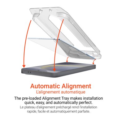 /// HyperGear | HD Tempered Glass Screen Protector w/ Easy Installation Applicator Tray Samsung Galaxy S24 | 15-13567