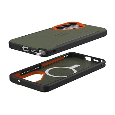 UAG | Civilian w/Magnet Case Samsung Galaxy S26 Ultra - Olive Drab/Orange | 214535117297