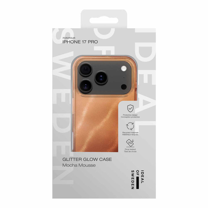 Ideal of Sweden | MagSafe Case Mocha Mousse for iPhone 17 Pro - Glitter Glow | IDCLCMSI2561P562