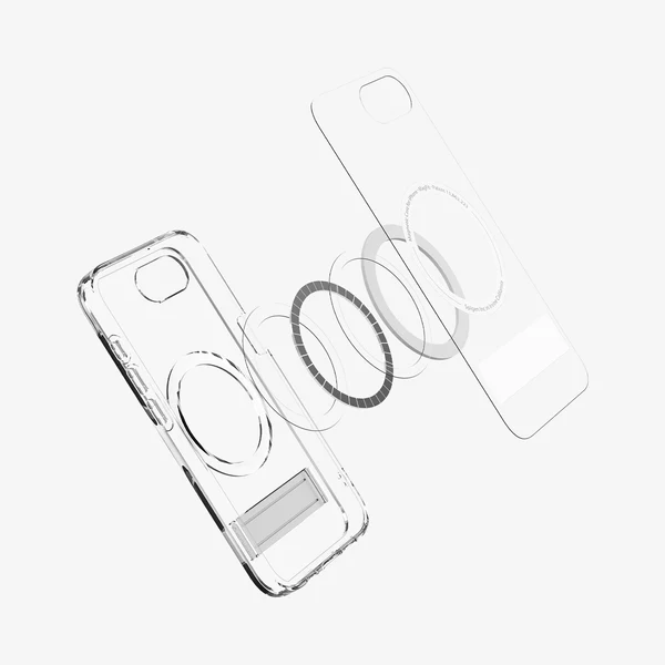 Spigen | Slim Armor Essential S Mag Fit for iPhone 16e - Clear White | SGPACS09132