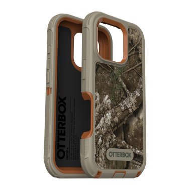 OtterBox | Defender Pro w/ MagSafe Series Case iPhone 16 Pro - Black Real Tree Apx | 77-96030