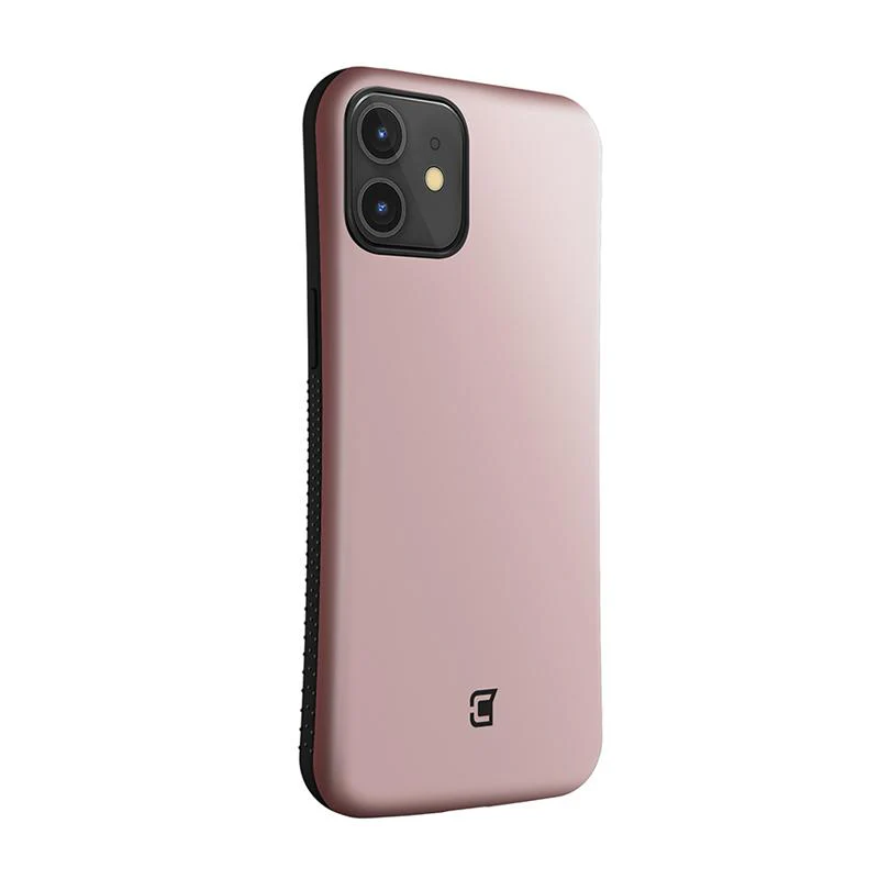 Caseco | Grip Armor Case iPhone 12 / 12 Pro (BULK) - Rose Gold | C2553-05