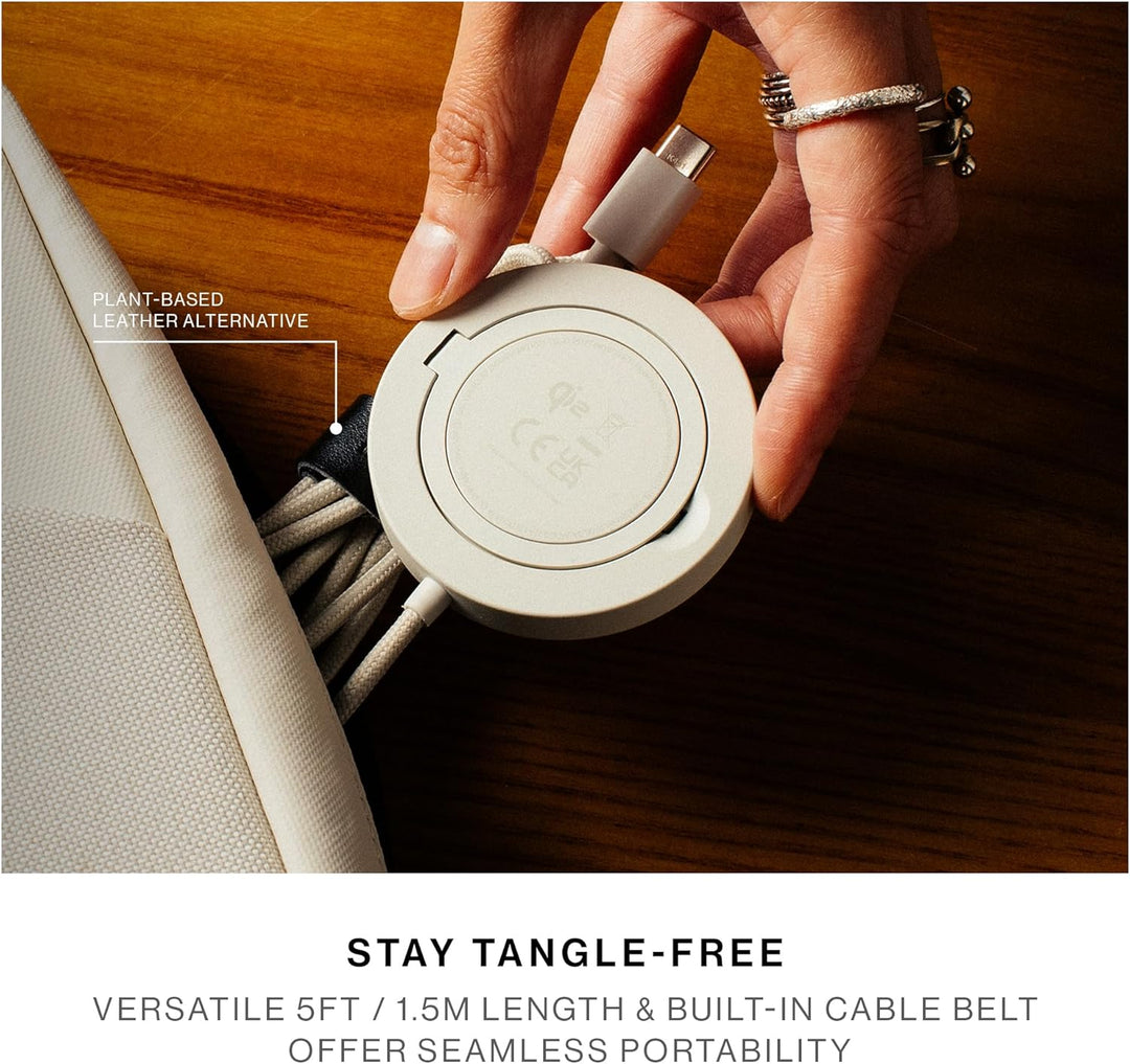 Native Union | SnapStand Magnetic Wireless Charger - Sandstone | SNST-QI2-SAN
