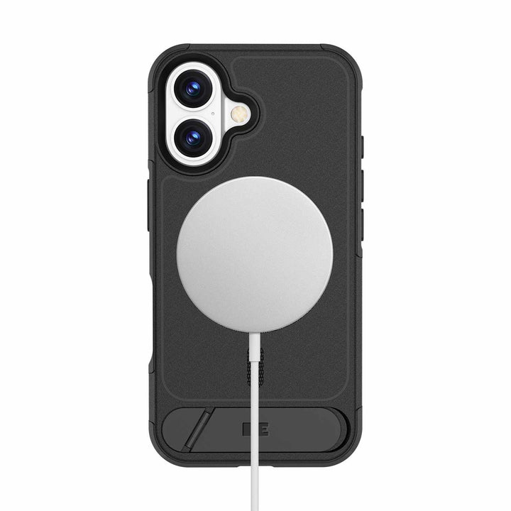 Blu Element | Armour Ultra MagSafe w/Kickstand Case for iPhone 16 - Black | BEARUT16K
