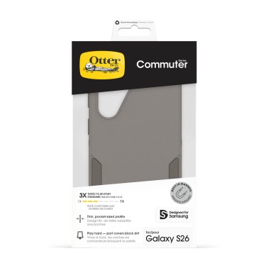 OtterBox | Commuter w/Magnets CaseSamsung Galaxy S26 - Cottonwood Glen Brown | 77-99803