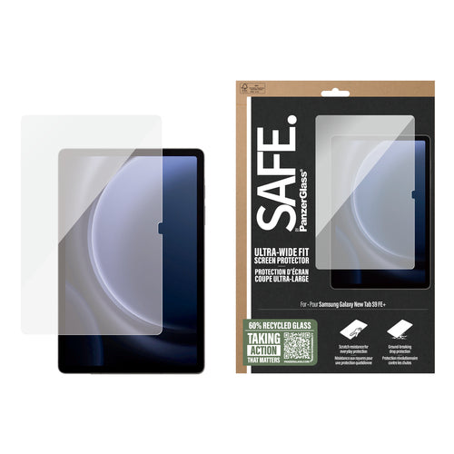 //// PanzerGlass | SAFE Ultra Wide Fit Screen Protector for Galaxy Tab S10 FE+ - Clear | SA46655CA