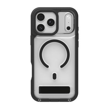 ZAGG | Graphene Rainier Snap Kickstand Case iPhone 17 Pro Max - Clear/Black |  702320833