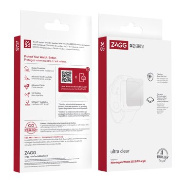ZAGG | InvisibleShield Ultra Screen Protector for Apple Watch Ultra 49mm | 200210500