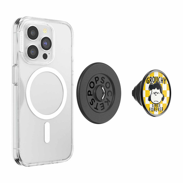 //// Popsockets | PopGrip for MagSafe Round with Adapter Ring Enamel Grouchy Lucy | 123-0565