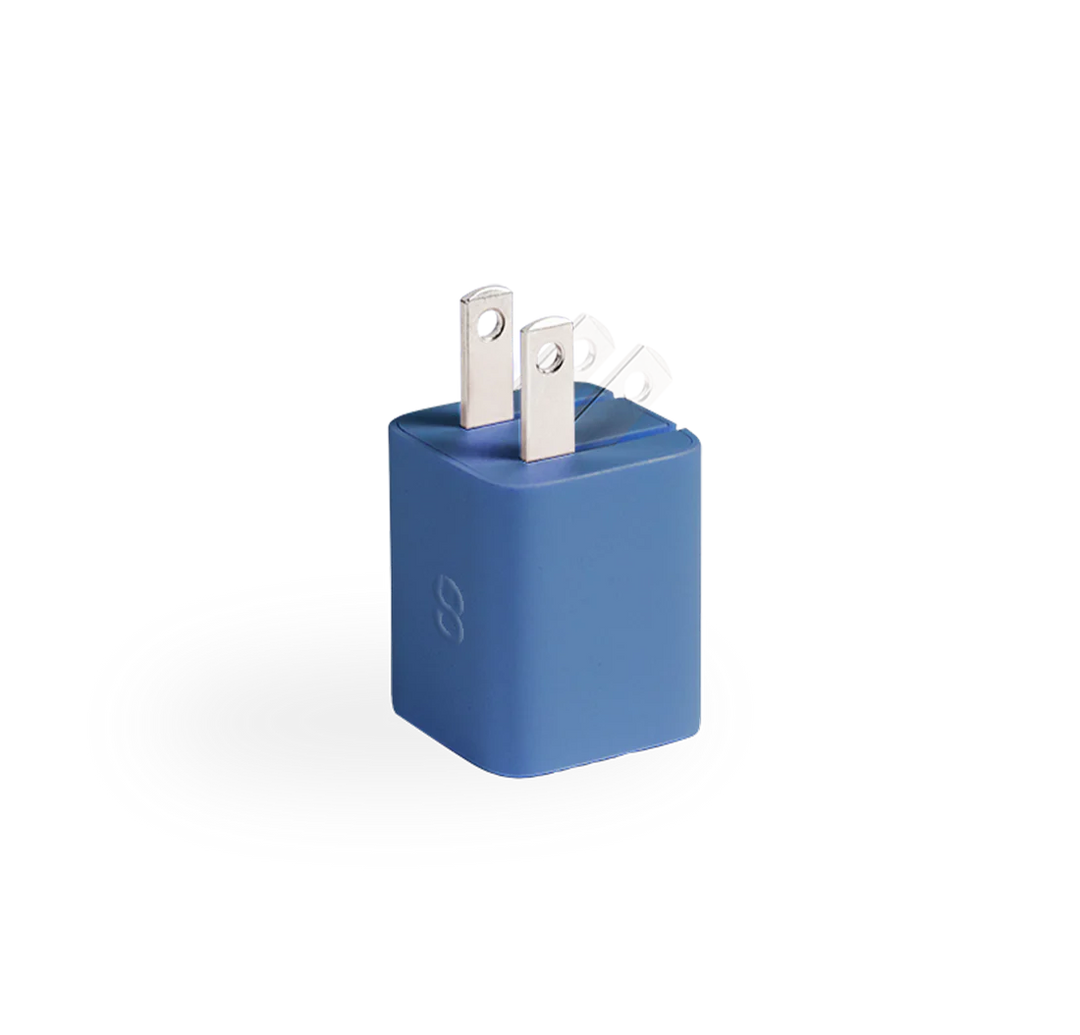 LOGiiX | Vibrance Power Cube 30W USB-C Wall Charger - Midnight Blue | LGX-13916