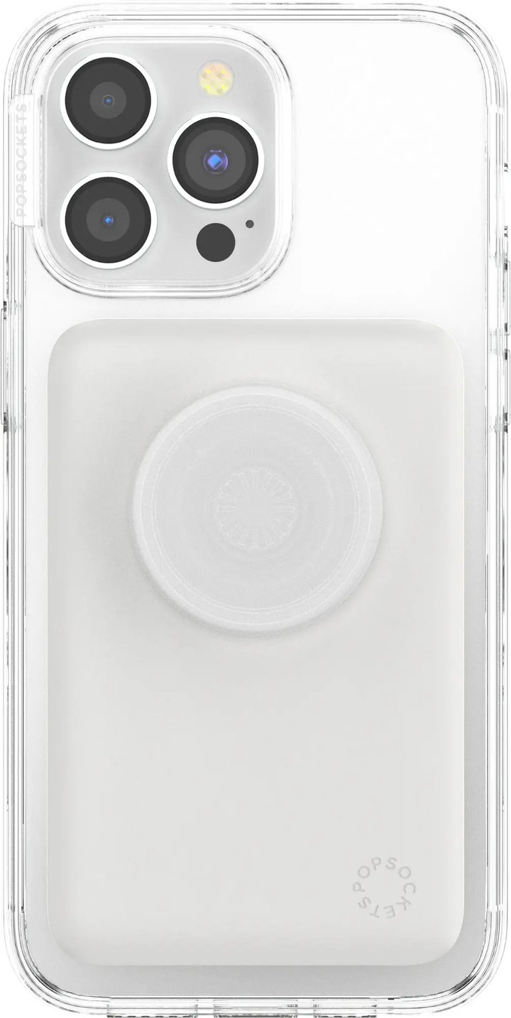 PopSockets | MagSafe Power Pack Charger 5000 mAh - White/Clear | 109-1599