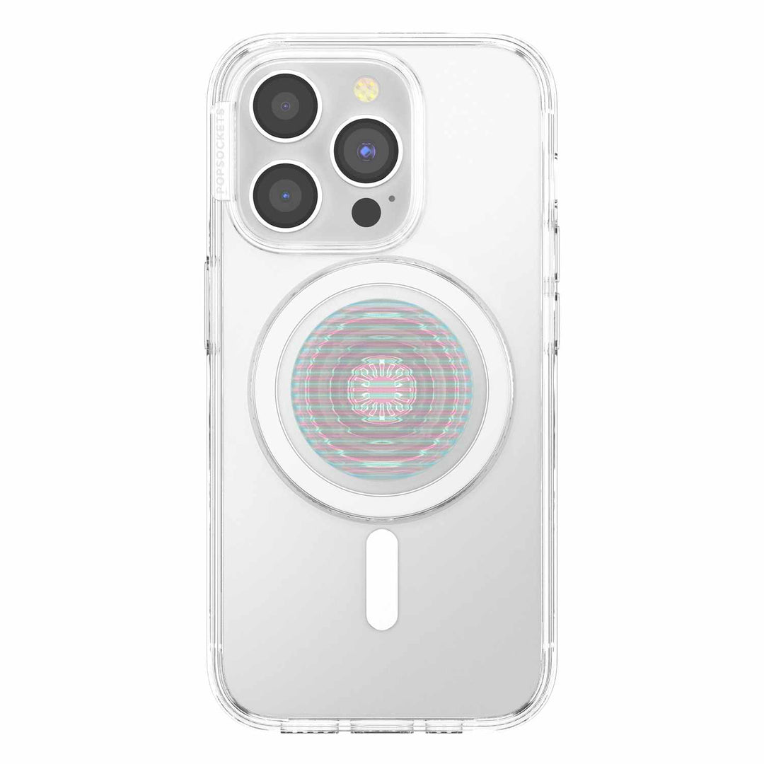 //// Popsockets | PopGrip for MagSafe Round with Adapter Ring Fluted Opalescent | 123-0551