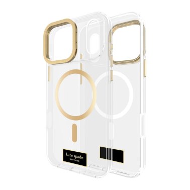 Kate Spade | Protective iPhone 17 Pro Max MagSafe w/Stand Case - Icon - Clear | KS057252
