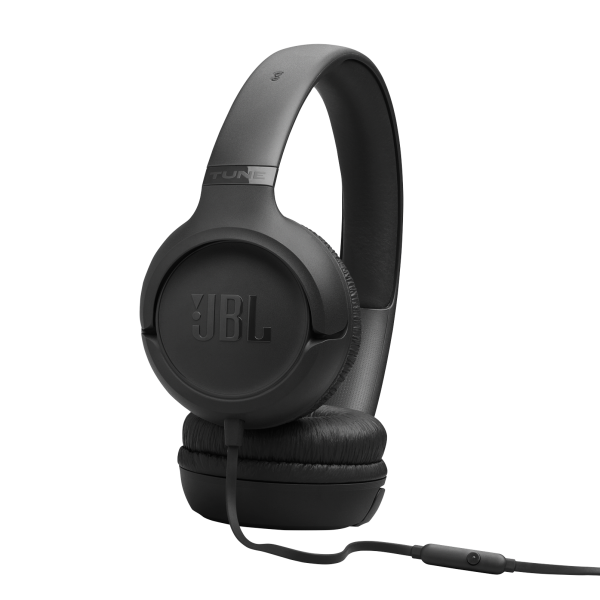 JBL | Tune 530 Wired on-Ear Headphones  3.5mm aux - Black | JBLT530BLKAM