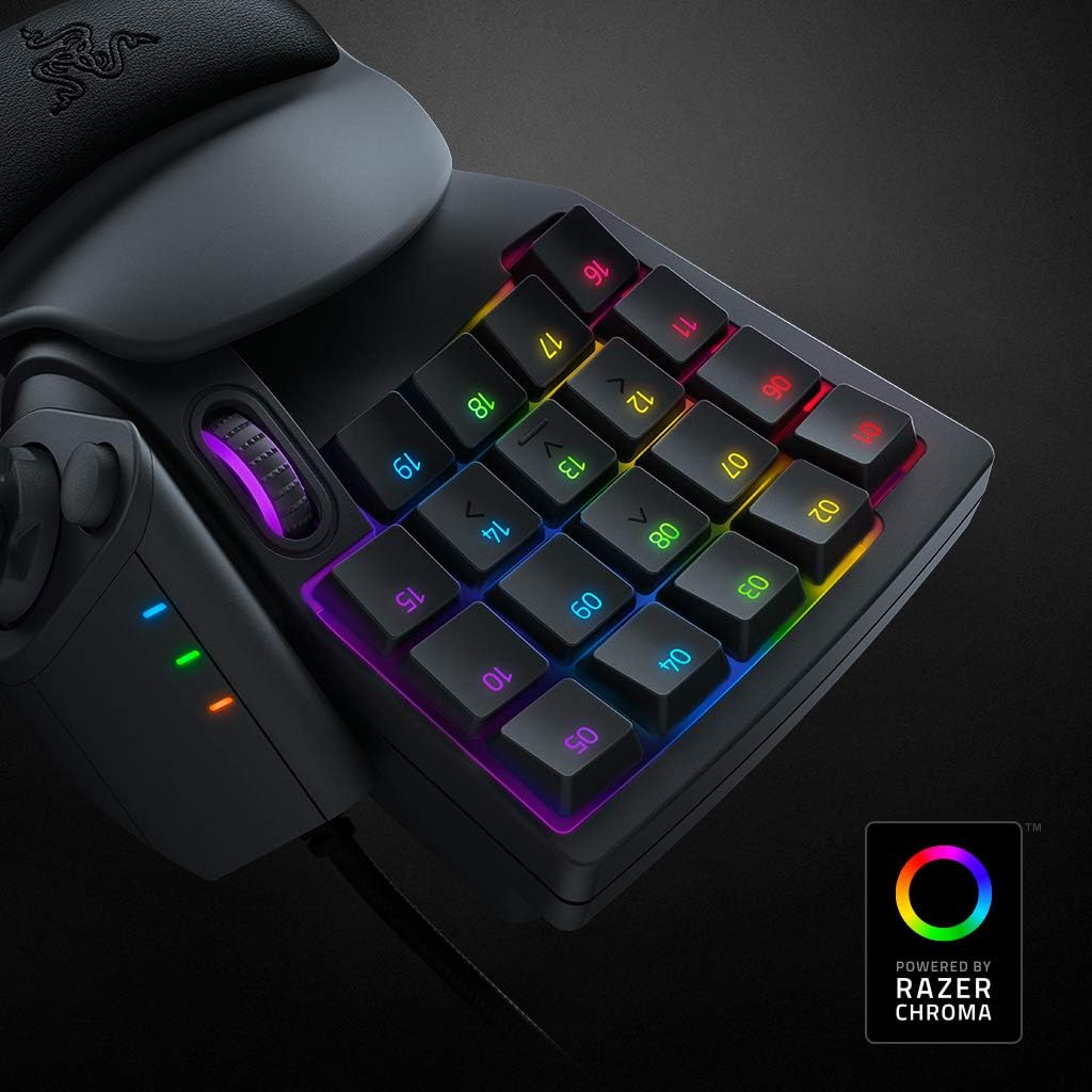 Razer | Tartarus V2 Left-Handed Gaming Keypad 32 Programmable Keys - Black | RZ07-02270100-R3U1