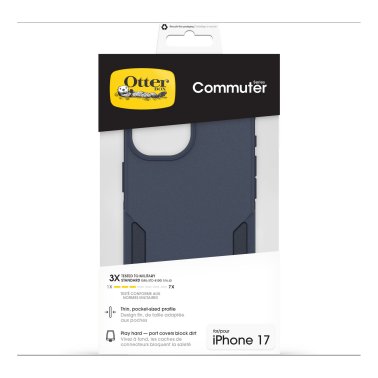 OtterBox | Commuter w/MagSafe iPhone 17 + Camera Control Case - Blue Sentiment | 77-98301