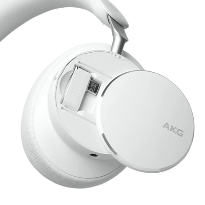 AKG | Wireless Over-Ear Headphone - White | AKGN9HYBRIDWHTAM