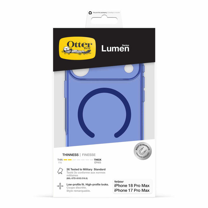 Otterbox | Lumen MagSafe Case iPhone 18 Pro Max/17 Pro Max - Etherness Blue | 77-001154