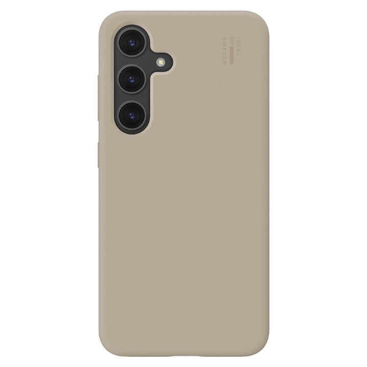 Ideal of Sweden | Silicone Case Compatible w/MagSafe Beige for Samsung Galaxy S25 / S24 - Beige | 120-9282