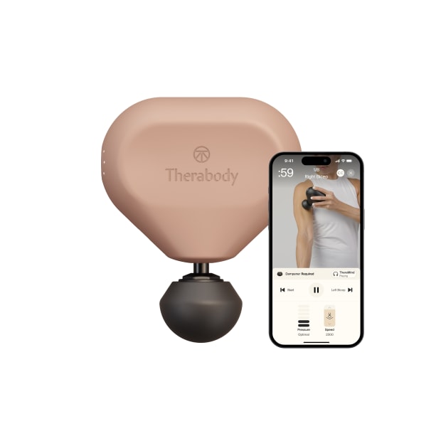 Therabody | Theragun mini 3.0 Handheld Percussive Massage Device - Desert Rose | TG0004128-2A60