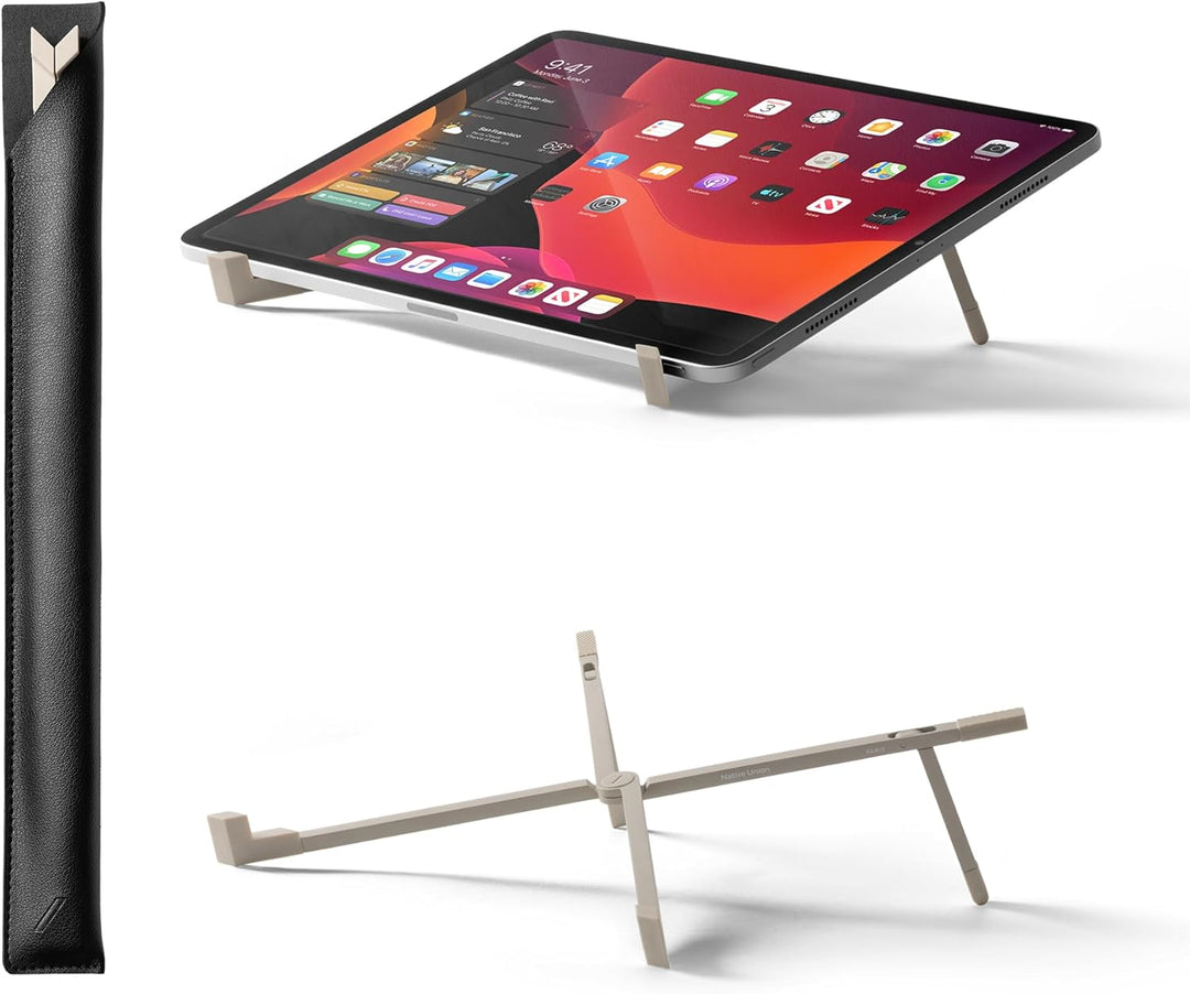 Native Union | Aluminium Foldable Laptop Stand - Sand | FOLD-STAND-SAN-RP