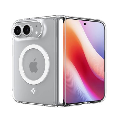 Spigen | Crystal Hybrid Pro MagFit iPhone Duo - Clear/White | ACS11697