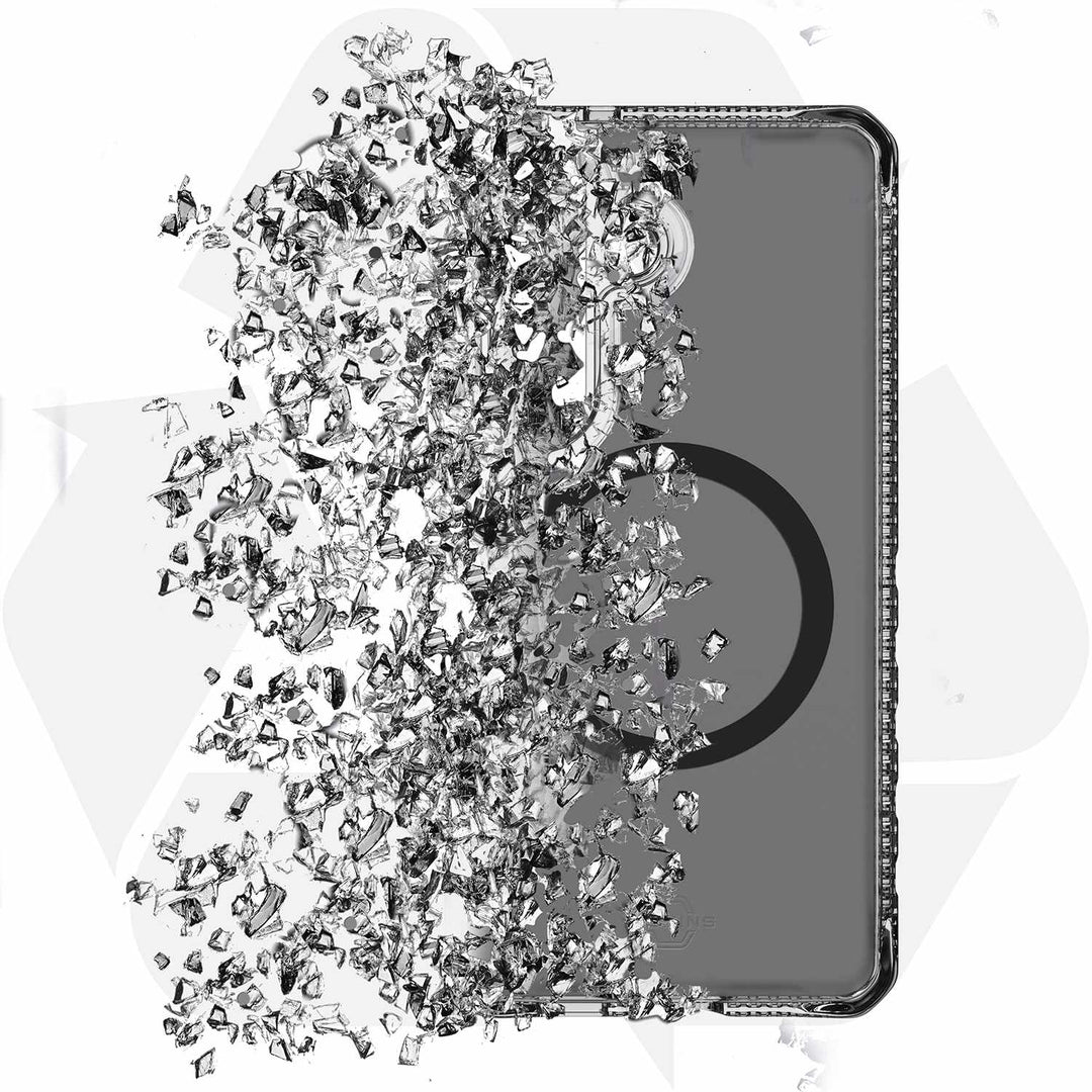 ITSKINS | Hybrid_R Vapor Case w/Magnets for Samsung Galaxy S26 - Smoke | SGYRHBVARSMOK